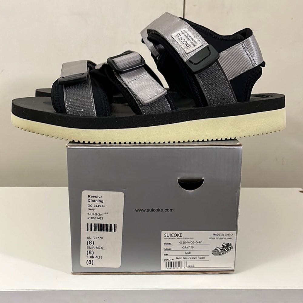 Suicoke Kisee-V Sandals gray size 8